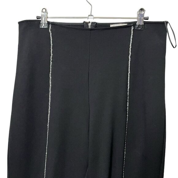 Superdown Stallion Chain Pants Black Slim Fit Trousers Women’s Size Large - Picture 4 of 14